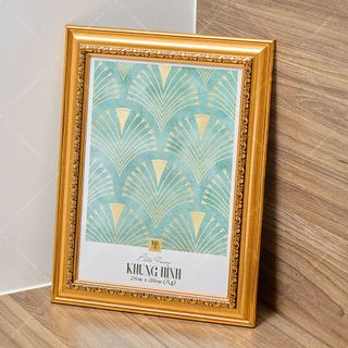 Khung Bằng Khen A4 Cổ Điển - Mặt Mica Sang Trọng