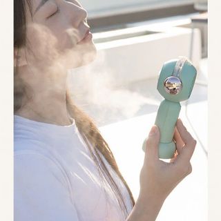 Quạt Cầm Tay Mini Phun Sương Hình Con Vịt
