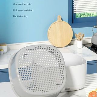Dụng Cụ Rổ Điện Rửa Rau Củ