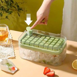 Hộp Khay Làm Đá Thông Minh 64 Viên