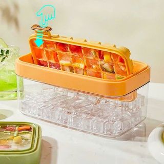 Hộp Khay Làm Đá Thông Minh 64 Viên