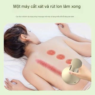 Máy Massage Giác Hơi Cạo Gió Cầm Tay , Matxa Chườm Nóng Hồng Ngoại