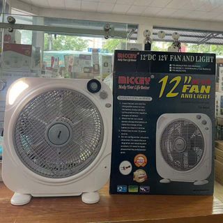 Quạt tích điện mickey 12 fan ( THÙNG 10C )