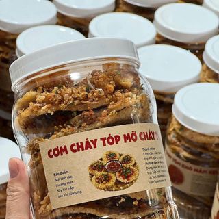 CƠM CHÁY TÓP MỠ HÀNH PHI MUỐI TÔM, HƯƠNG VỊ ĐẶC BIỆT 500G - WINNIE HOUSE