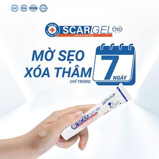 Gel Mờ Sẹo Zaderma Scar Gel 7D - Hỗ trợ mờ sẹo, giảm thâm, dưỡng ẩm 20G