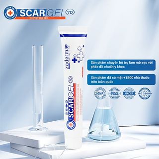 Gel Mờ Sẹo Zaderma Scar Gel 7D - Hỗ trợ mờ sẹo, giảm thâm, dưỡng ẩm 20G