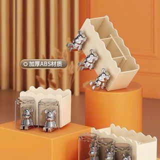 Kệ đựng cốc có nhả kem đánh răng tự động 4 Cốc