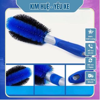 Dụng cụ vệ sinh bánh xe lazang màu xanh