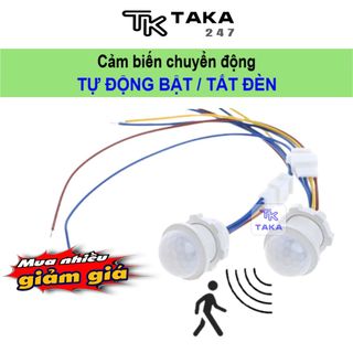 Công tắc cảm biến chuyển động tự động bật tắt đèn khi có người qua công tắc cảm biến chuyển động hồng ngoại (Loại cố định) giá sỉ