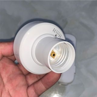 Đui đèn điều khiển từ xa E27- đui đèn điều khiển từ xa RFxuyên tường không dây màu trắng