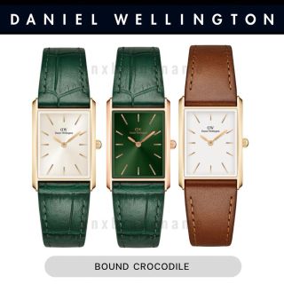 ĐỒNG HỒ NỮ CAO CẤP DANIEL W BOUND DÂY DA MẶT CHỮ NHẬT
