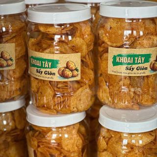 KHOAI TÂY SẤY MẮM – GIÒN RỤM, CÀNG ĂN CÀNG GHIỀN 250G - WINNIE HOUSE