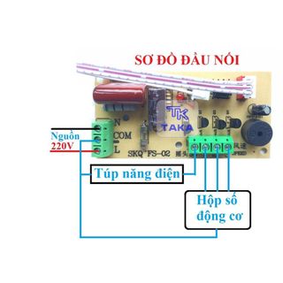 (Bản tiếng Việt) Bộ mạch điều khiển từ xa cho quạt bàn quạt treo tường - bộ mạch điều khiển quạt từ xa