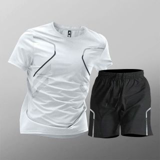 Bộ Đồ, Set Quần Áo thể Thao Nam Nữ, Sport Tập Thể Dục Chạy Bộ Tập Gym, Không Bai Nhão, Bền, Mát Mẻ