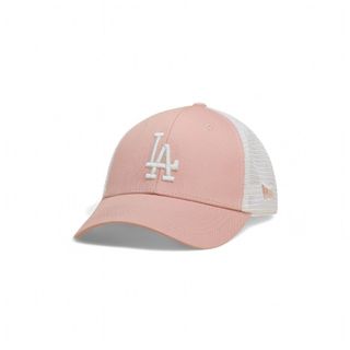 Mũ lưỡi trai LA Hồng Logo Trắng Lưới