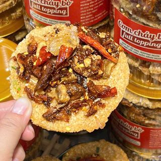 CƠM CHÁY BÒ FULL TOPPING, ĐẬM ĐÀ VỊ NGON, GIÒN RỤM MÊ LY 500G - WINNIE HOUSE