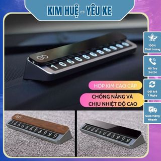 Bảng Số Điện Thoại GD Trên Taplo Ô Tô Kim Loại Nguyên Khối Cao Cấp Có Nắp Trượt Vân Gỗ Loại 1