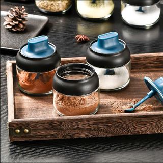 Hủ Thủy Tinh Đựng Gia Vị Kèm Cây Khuấy