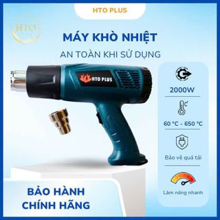 Khò Nhiệt 2000W - Thổi Hơi Nóng, Màng Co & Nhựa