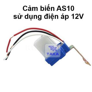 Công tắc cảm biến ánh sáng tự động bật tắt bóng đèn ngoài trời thông minh giúp tiết kiệm điện AS10-12V-10A