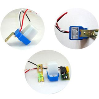 Công tắc cảm biến ánh sáng tự động bật tắt bóng đèn ngoài trời thông minh giúp tiết kiệm điện AS10-12V-10A