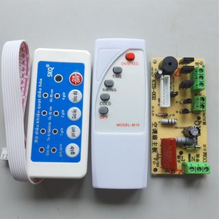 Bộ điều khiển từ xa cho quạt hơi nước quạt điều hòa LOẠI TỐT tiếng việt mạch quạt hơi nước