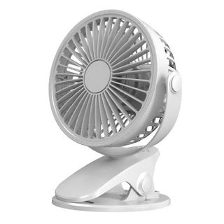 Quạt Kẹp Bàn Tích Điện Mini Bản Cao Cấp Chạy Êm Siêu Yên Tĩnh Quạt Kẹp Xe Đẩy Xoay 720