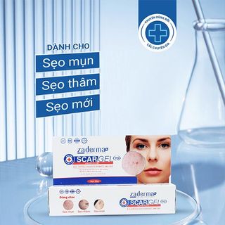 Gel Mờ Sẹo Zaderma Scar Gel 7D - Hỗ trợ mờ sẹo, giảm thâm, dưỡng ẩm 7G