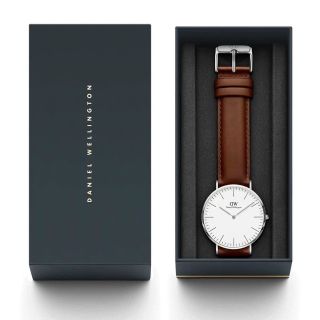 ĐỒNG HỒ NAM NỮ CAO CẤP DANIEL W CLASSIC DÂY DA MẶT TRÒN