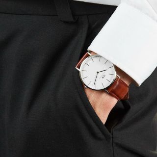 ĐỒNG HỒ NAM NỮ CAO CẤP DANIEL W CLASSIC DÂY DA MẶT TRÒN