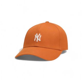 Mũ lưỡi trai NY Nâu Đất Logo Trắng form unisex cho cả nam và nữ