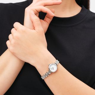 ĐỒNG HỒ NỮ CAO CẤP DANIEL W ELAN LUMINE DÂY THÉP MẶT MINI