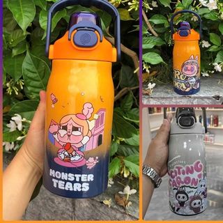 Bình giữ nhiệt quai xách Labubu1000ml