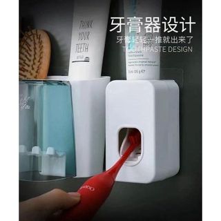 KỆ ĐỰNG KEM ĐÁNH RĂNG KÈM 4 LY