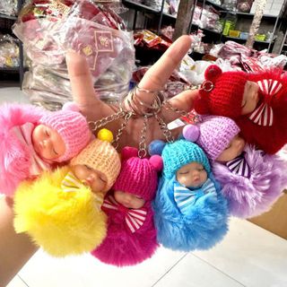 MÓC KHÓA BÉ NGỦ CỤC BÔNG