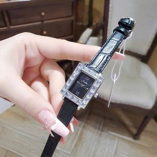 ĐỒNG HỒ NỮ CHÍNH HÃNG MỚI NHẤT SCOTIE DÂY DA MẶT CHỮ NHẬT
