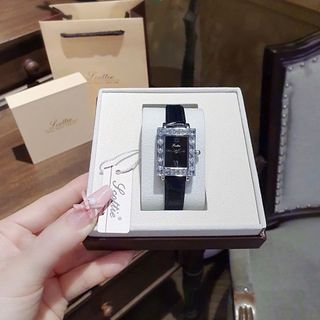 ĐỒNG HỒ NỮ CHÍNH HÃNG MỚI NHẤT SCOTIE DÂY DA MẶT CHỮ NHẬT