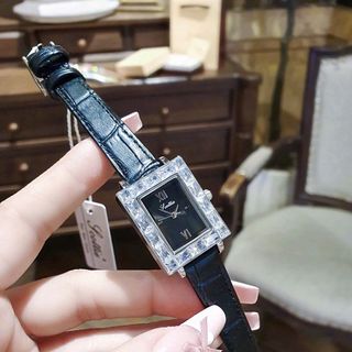 ĐỒNG HỒ NỮ CHÍNH HÃNG MỚI NHẤT SCOTIE DÂY DA MẶT CHỮ NHẬT