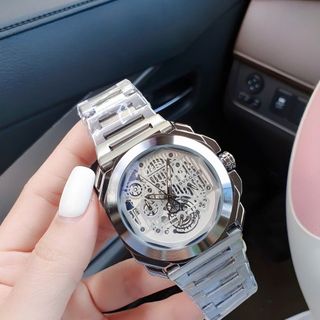 ĐỒNG HỒ NAM TRUNG CẤP BVLG MẶT GIẢ CƠ DÂY THÉP