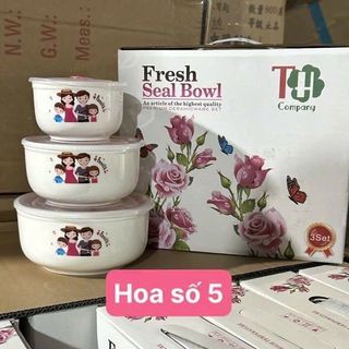 Set 3 bát sứ