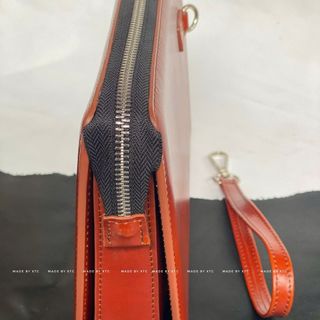 Clutch cầm tay da thật 100%