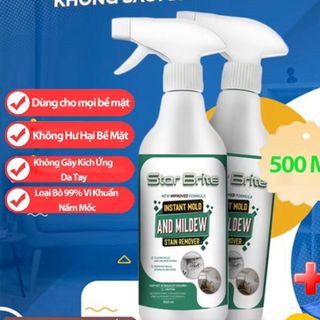 Chai xịt tẩy mốc tường STAR BRiTE 500ml- Mốc Lâu Ngày Trên Tường, Sàn Nhà Đá Hoa