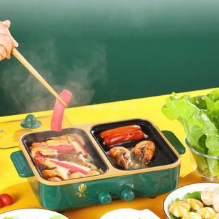 BẾP NƯỚNG LẨU 2 NGĂN SHANBAN