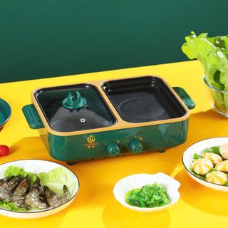 BẾP NƯỚNG LẨU 2 NGĂN SHANBAN