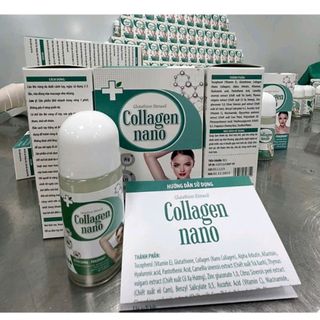 Lăn khử mùi hôi nách GLUTATHION ETINAXIL COLLAGEN NANO giữ khô thoáng giúp khử mùi diệt khuẩn hết hôi nách hiệu quả 50ml