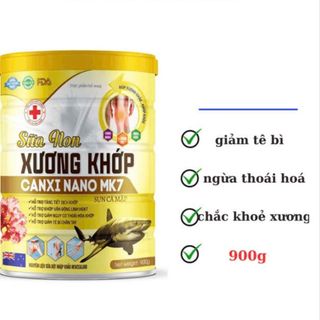 SỮA NON XƯƠNG KHỚP CANXI NANO MK7 SỤN CÁ MẬP GIÚP TĂNG HẤP THU, TĂNG SỨC KHỎE, NÂNG CAO ĐỀ KHÁNG HỘP 900G-MINH CHUNG