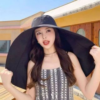 Mũ che nắng toàn mặt với vành rộng cho phụ nữ, có bảo vệ cổ, chống tia UV