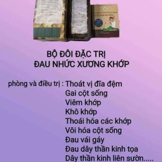 COMBO TRỊ ĐAU NHỨC XƯƠNG KHỚP TKH