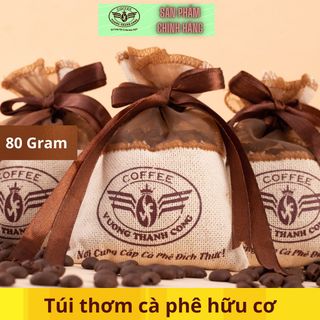 Túi thơm cà phê hữu cơ [Vuongthanhcong] túi thơm cà phê mộc tự nhiên mix60rx20a