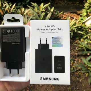 Củ sạc cao cấp 65W 3 cổng 1 usb 15W 2 PD 65W + 25W